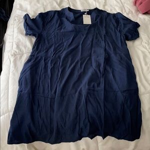 Navy Blue Cover Up dress